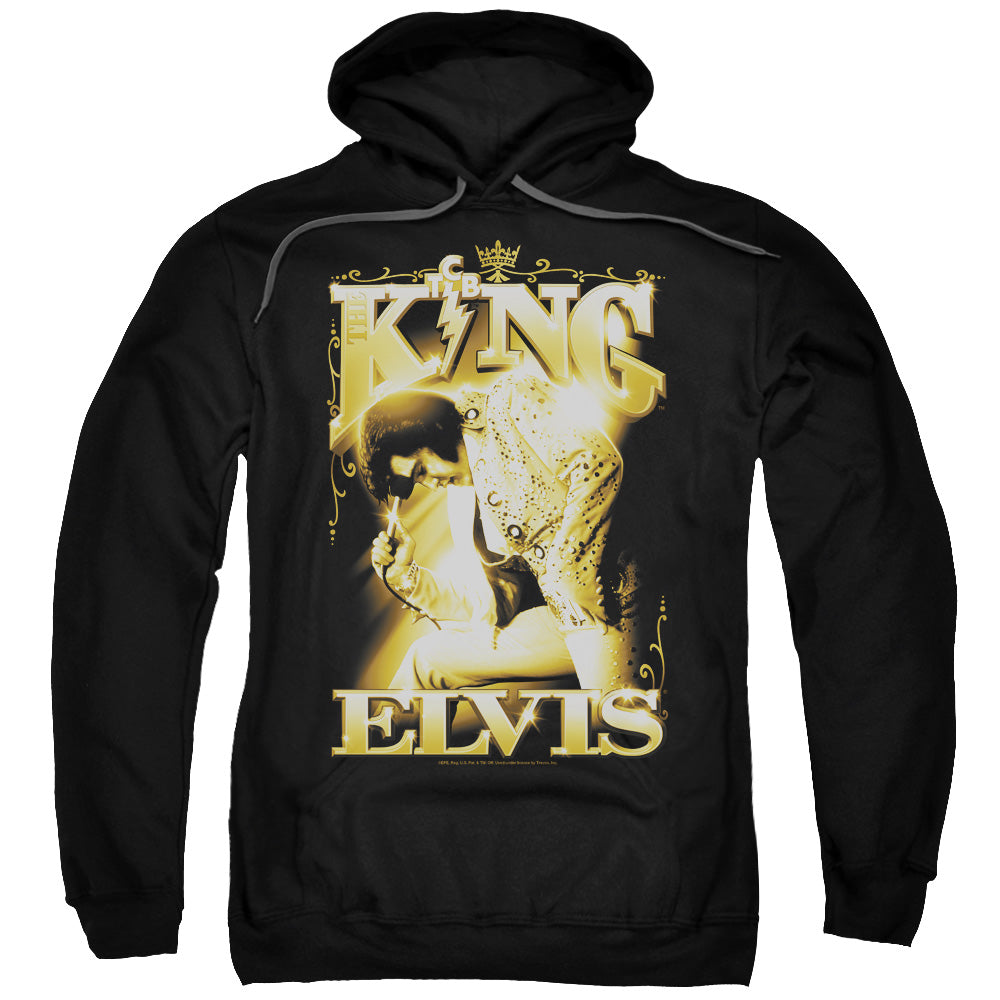 Elvis Presley the King Mens Hoodie Black