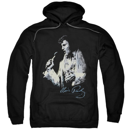 Elvis Presley Painted King Mens Hoodie Black