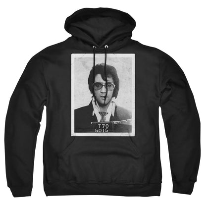 Elvis Presley Framed Mens Hoodie Black