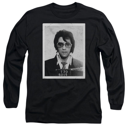 Elvis Presley Framed Mens Long Sleeve Shirt Black