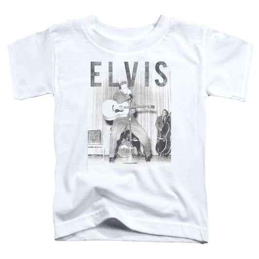 Elvis Presley With the Band Toddler Kids Youth T Shirt White