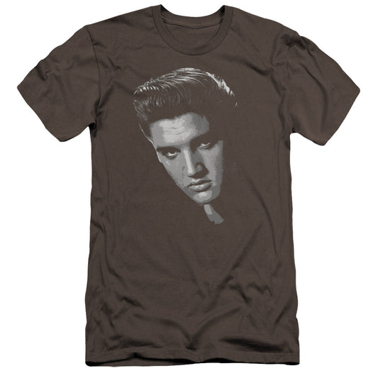 Elvis Presley American Idol Premium Bella Canvas Slim Fit Mens T Shirt Charcoal