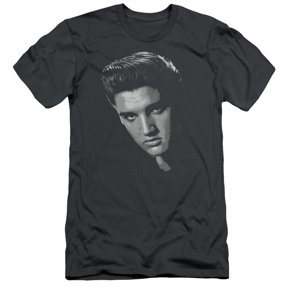 Elvis Presley American Idol Slim Fit Mens T Shirt Charcoal