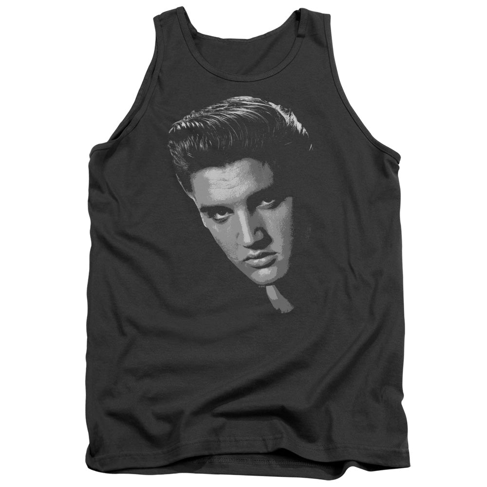 Elvis Presley American Idol Mens Tank Top Shirt Charcoal