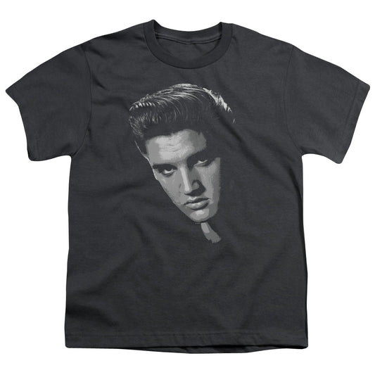 Elvis Presley American Idol Kids Youth T Shirt Charcoal