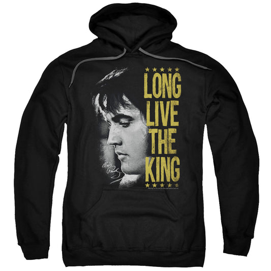 Elvis Presley Long Live the King Mens Hoodie Black