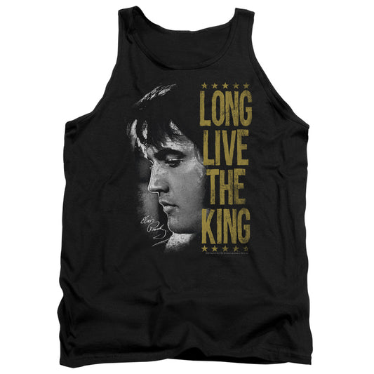 Elvis Presley Long Live the King Mens Tank Top Shirt Black