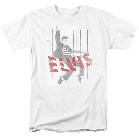 Elvis Presley Iconic Pose Mens T Shirt White