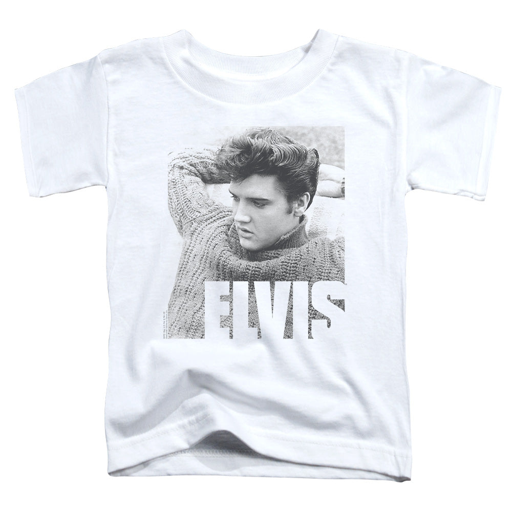 Elvis Presley Relaxing Toddler Kids Youth T Shirt White