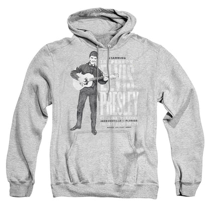 Elvis Presley In Person Mens Hoodie Athletic Heather Officially Licensed