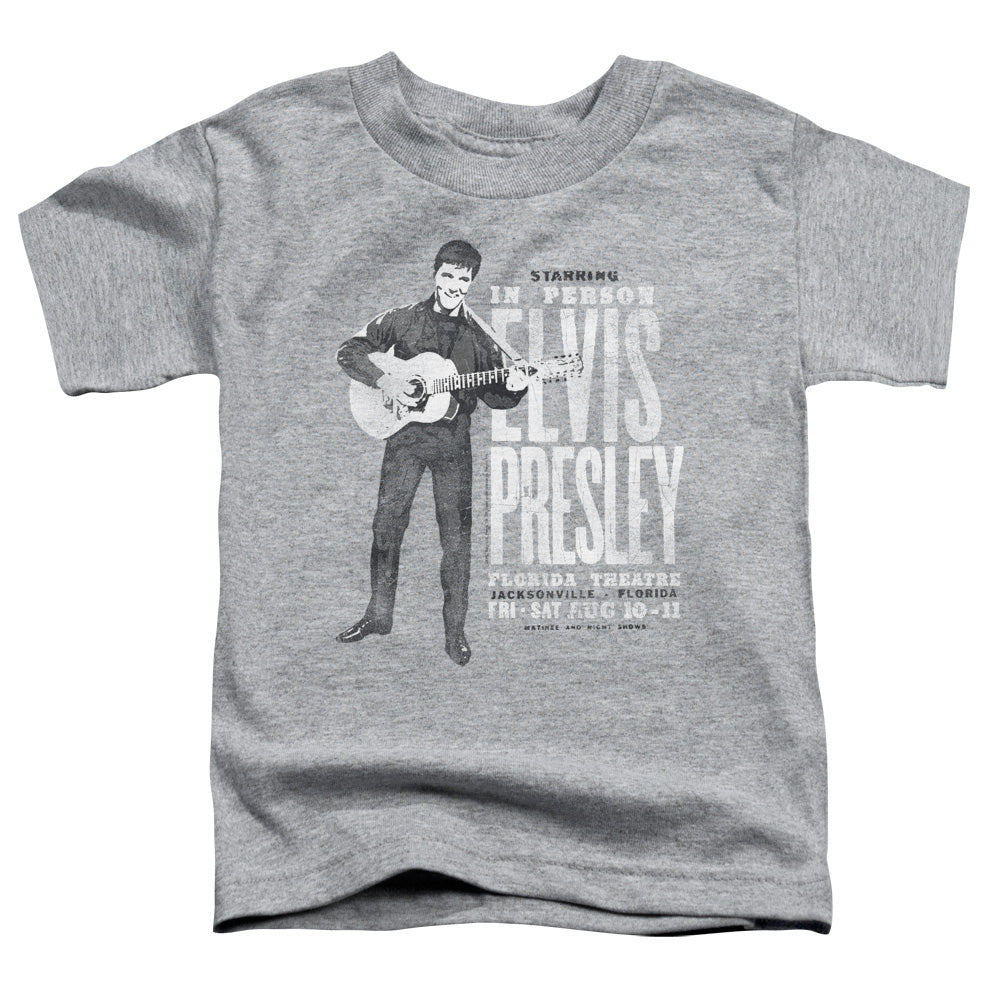 Elvis Presley in Person Toddler Kids Youth T Shirt Athletic Heather