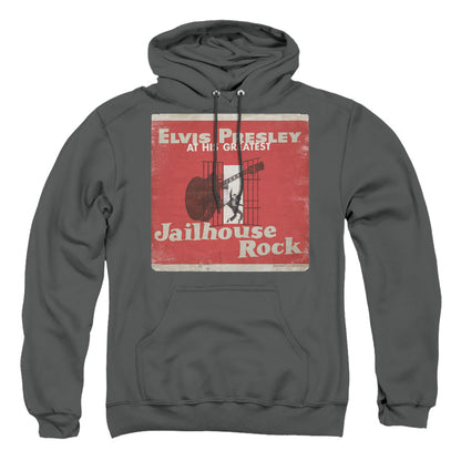 Elvis Presley Greatest Mens Hoodie Charcoal Officially Licensed