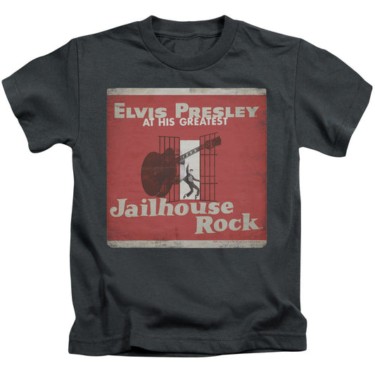Elvis Presley Greatest Juvenile Kids Youth T Shirt Charcoal 
