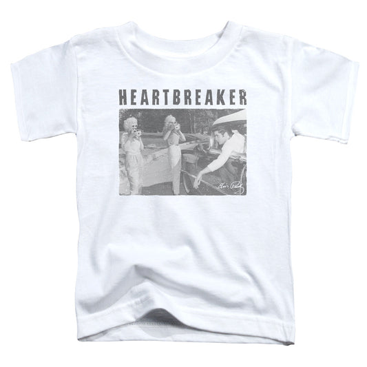 Elvis Presley Heartbreaker Toddler Kids Youth T Shirt White