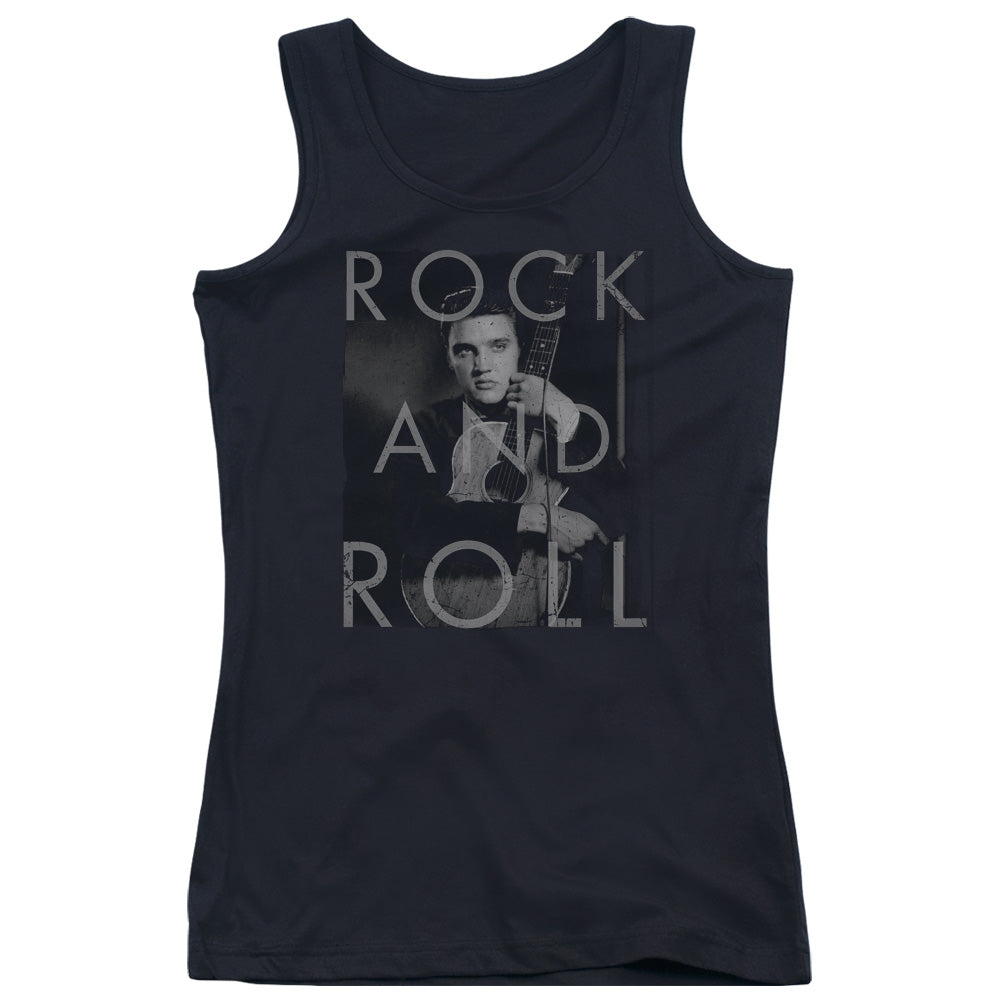 Elvis Presley Rock and Roll Womens Tank Top Shirt Black