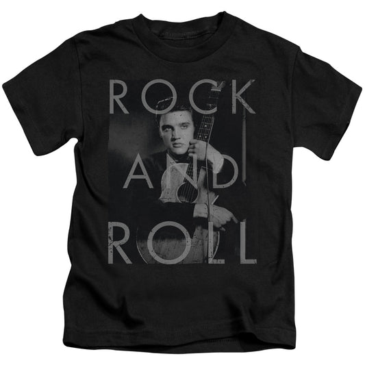 Elvis Presley Rock and Roll Juvenile Kids Youth T Shirt Black 