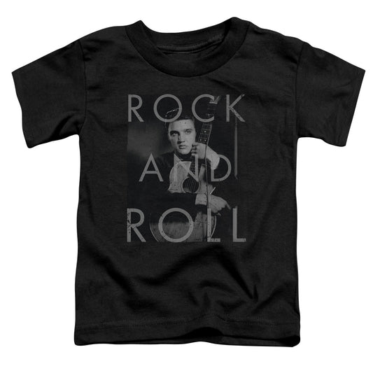 Elvis Presley Rock and Roll Toddler Kids Youth T Shirt Black