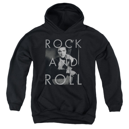Elvis Presley Rock and Roll Kids Youth Hoodie Black