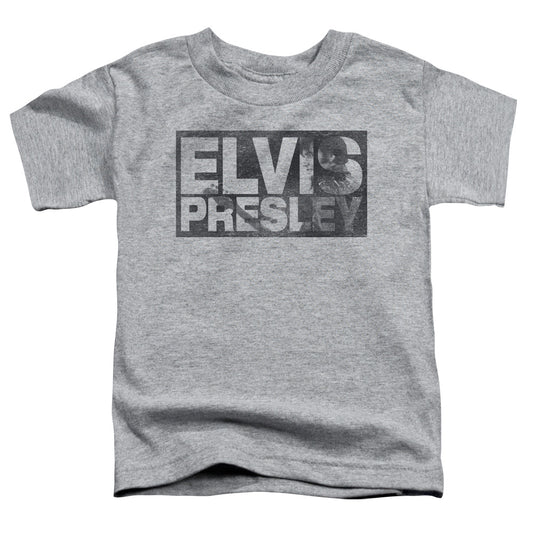Elvis Presley Block Letters Toddler Kids Youth T Shirt Athletic Heather