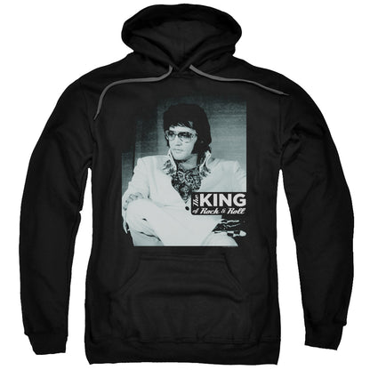 Elvis Presley Good to Be Mens Hoodie Black