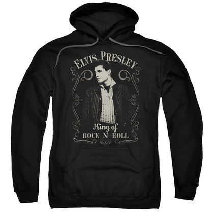 Elvis Presley Rock Legend Mens Hoodie Black