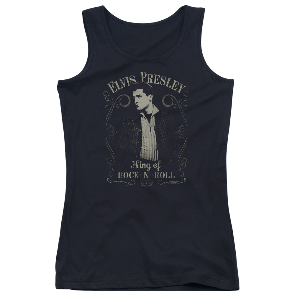 Elvis Presley Rock Legend Womens Tank Top Shirt Black