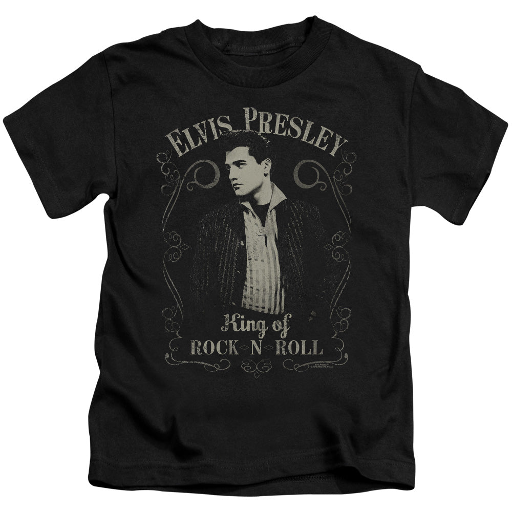 Elvis Presley Rock Legend Juvenile Kids Youth T Shirt Black 