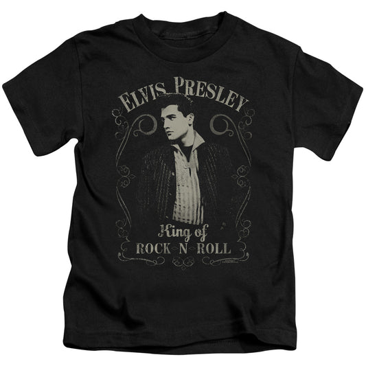 Elvis Presley Rock Legend Juvenile Kids Youth T Shirt Black 