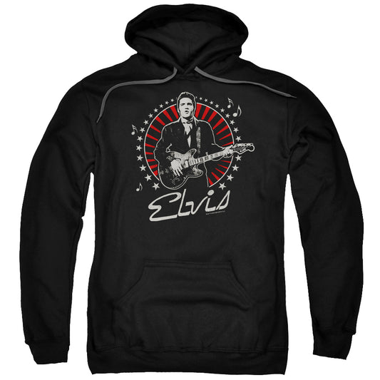 Elvis Presley Stars Mens Hoodie Black