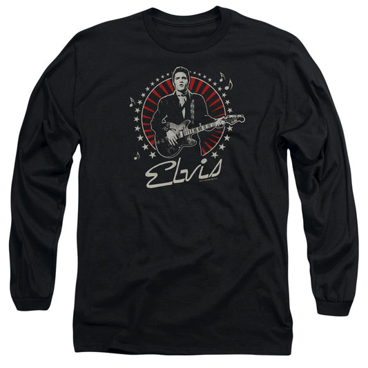 Elvis Presley Stars Mens Long Sleeve Shirt Black