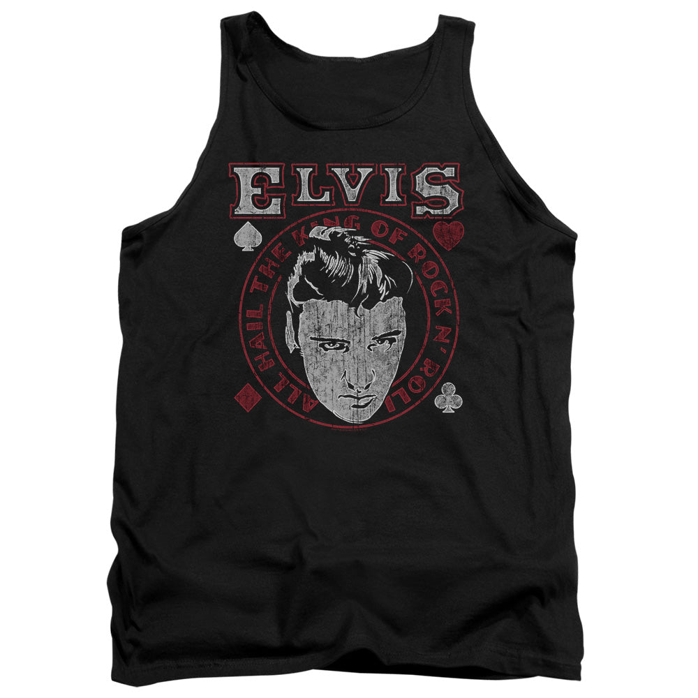 Elvis Presley Hail the King Mens Tank Top Shirt Black