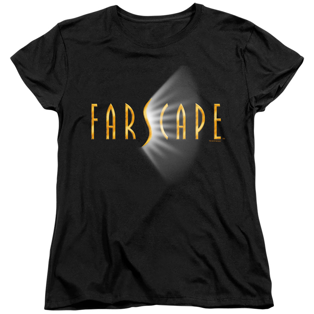 Farscape Logo Womens T Shirt Black Officially Licensed