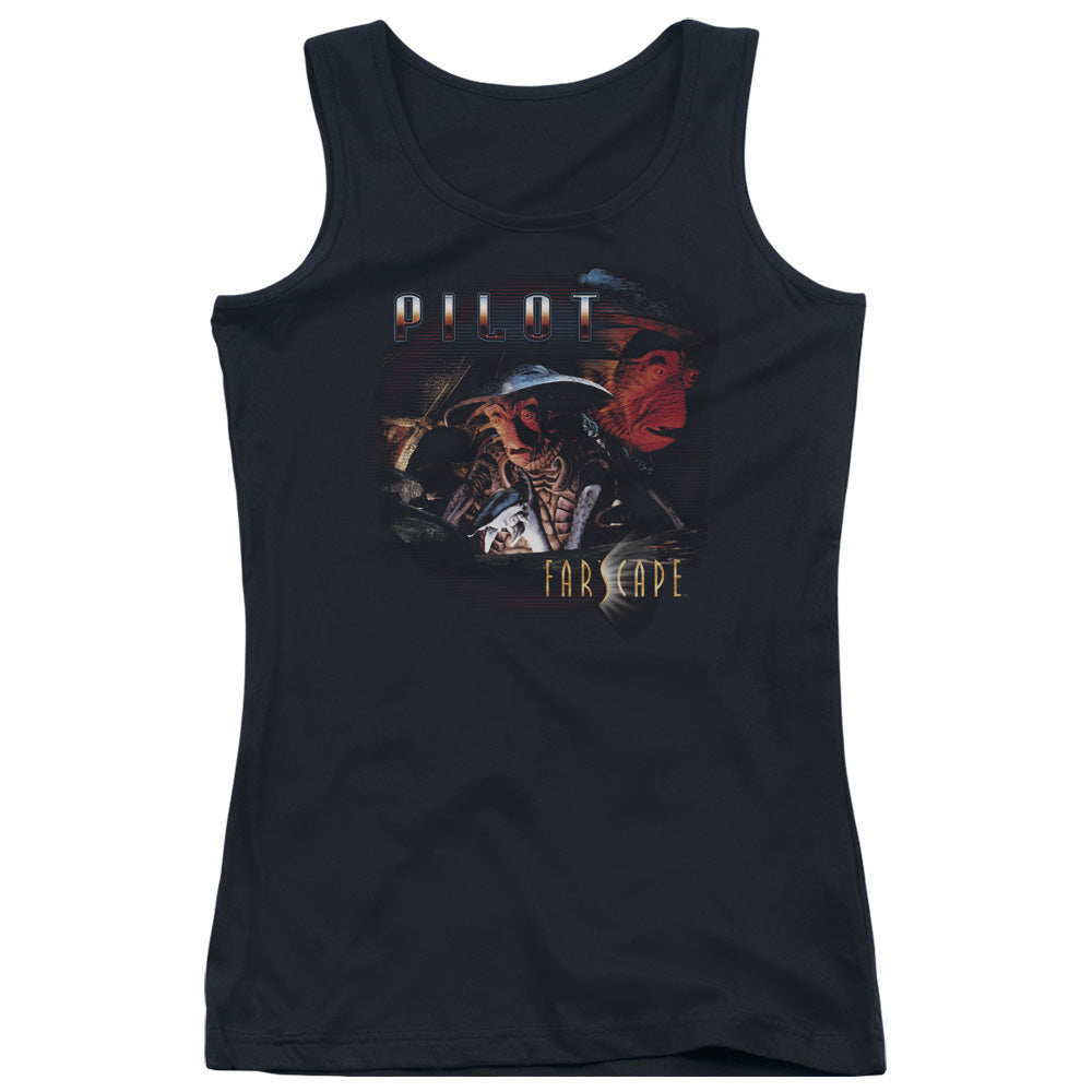 Farscape Pilot Womens Tank Top Shirt Black