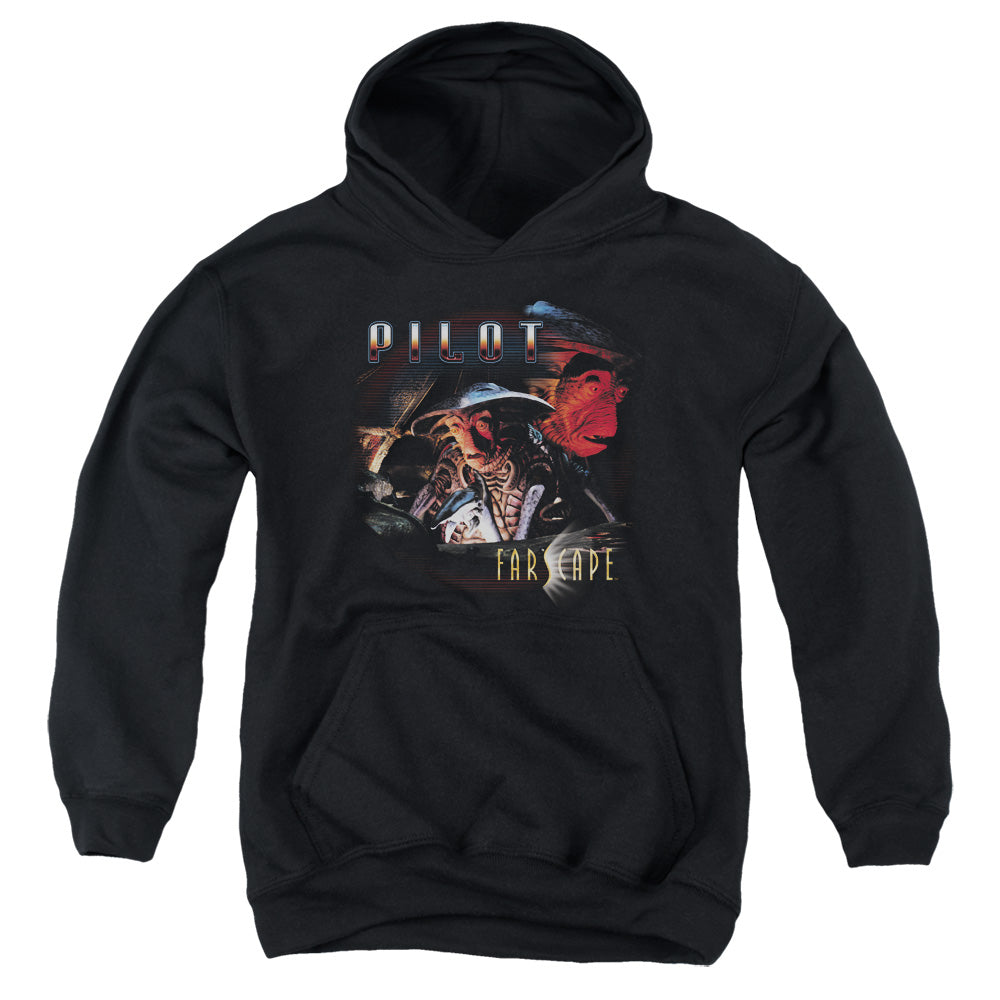 Farscape Pilot Kids Youth Hoodie Black Officially Licensed