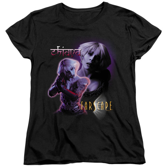 Farscape Chiana Womens T Shirt Black Officially Licensed