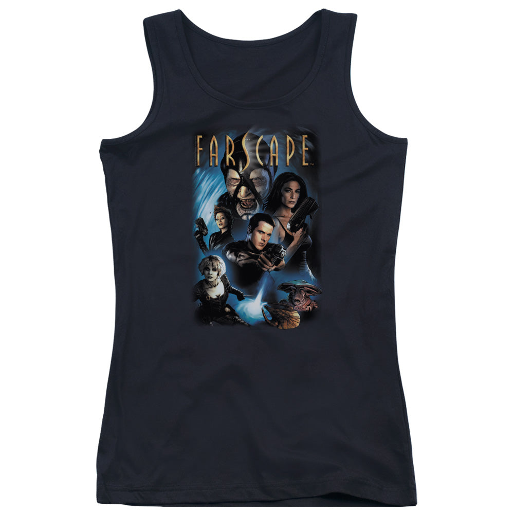 Farscape Comic Cover Womens Tank Top Shirt Black