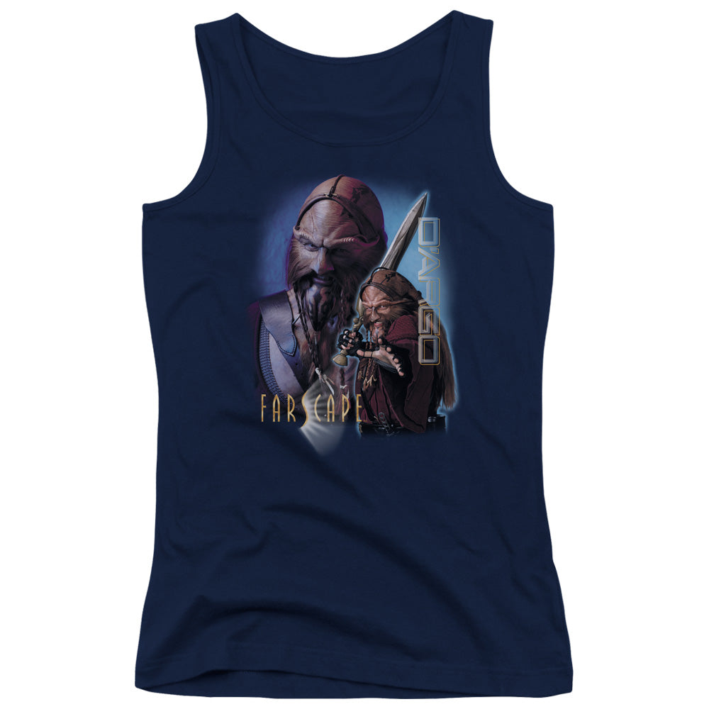 Farscape Dargo Womens Tank Top Shirt Navy