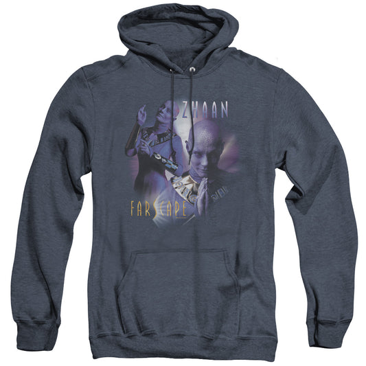 Farscape Zhaan Heather Mens Hoodie Navy