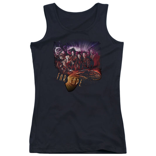 Farscape Graphic Collage Womens Tank Top Shirt Black