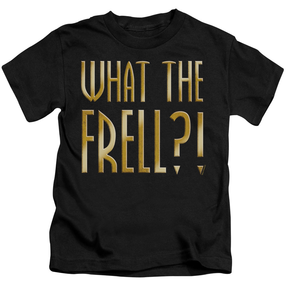 Farscape What the Frell Juvenile Kids Youth T Shirt Black