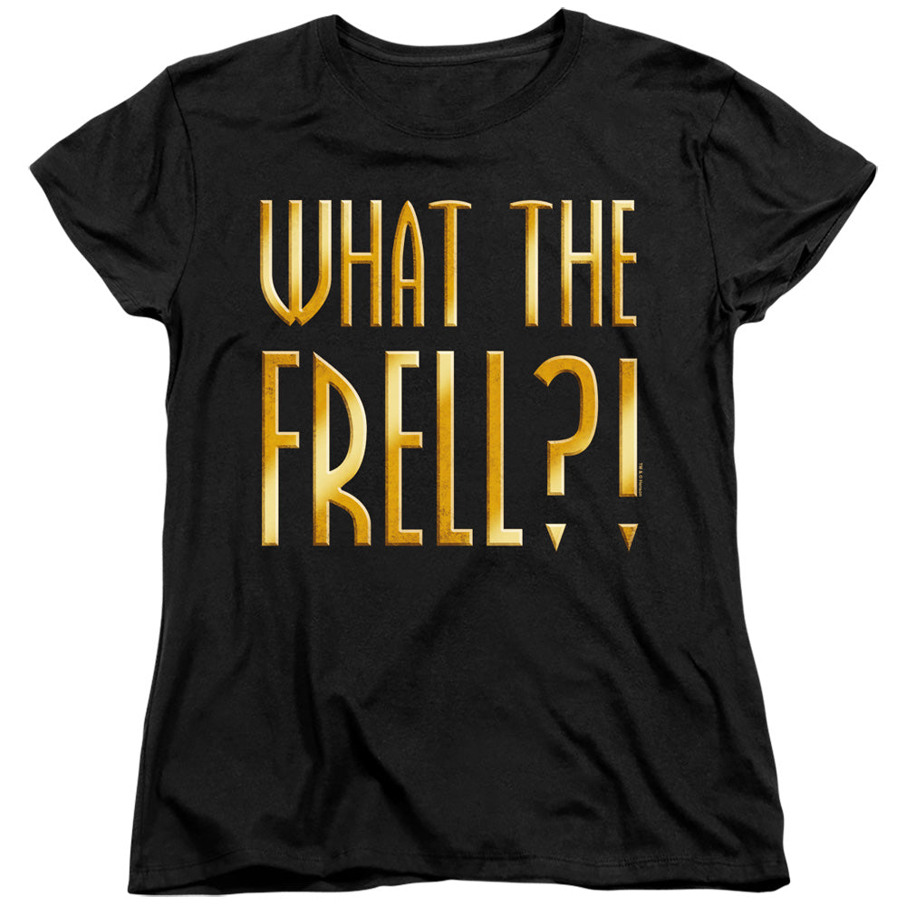 Farscape What the Frell Womens T Shirt Black