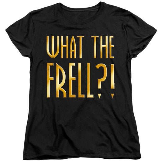 Farscape What the Frell Womens T Shirt Black