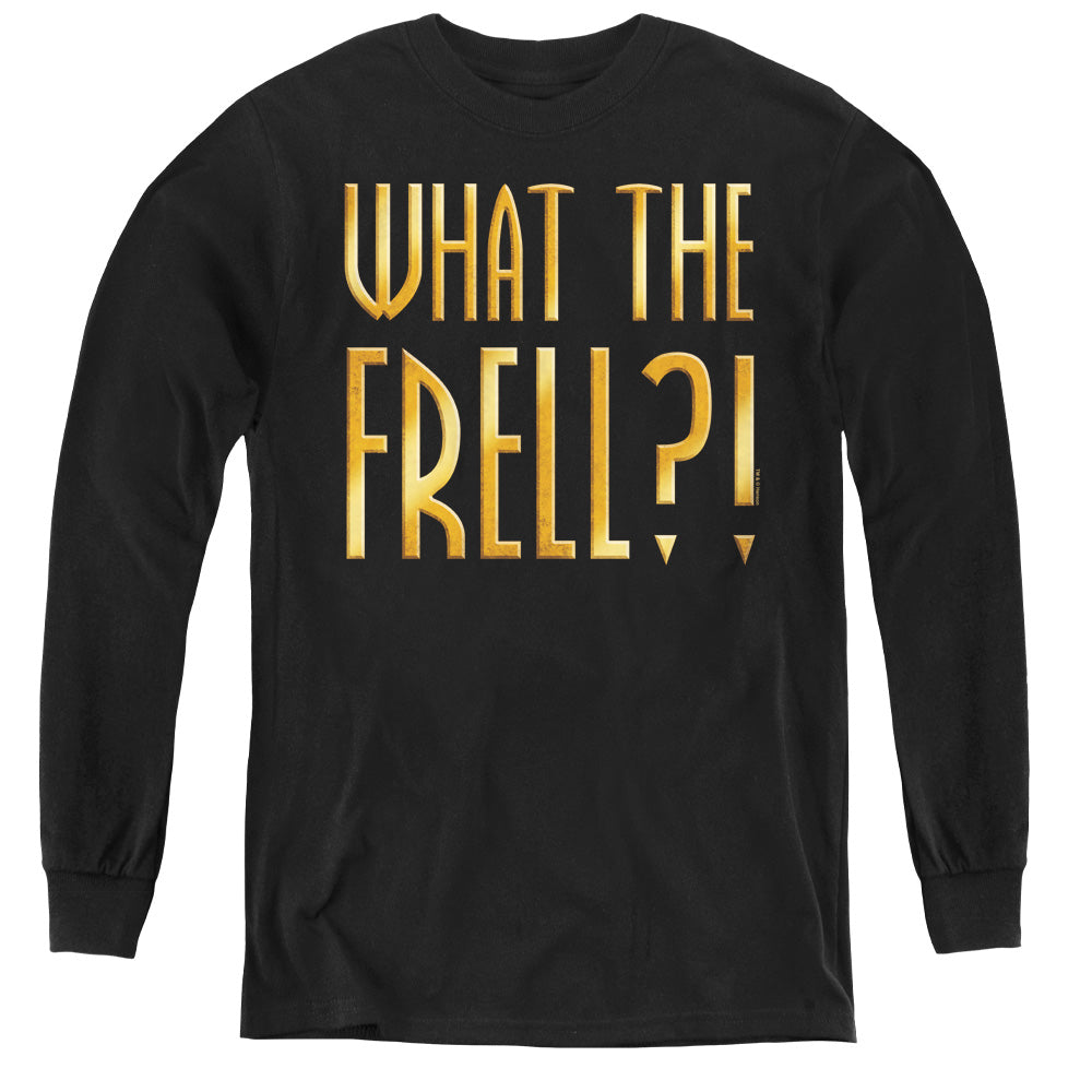 Farscape What the Frell Long Sleeve Kids Youth T Shirt Black