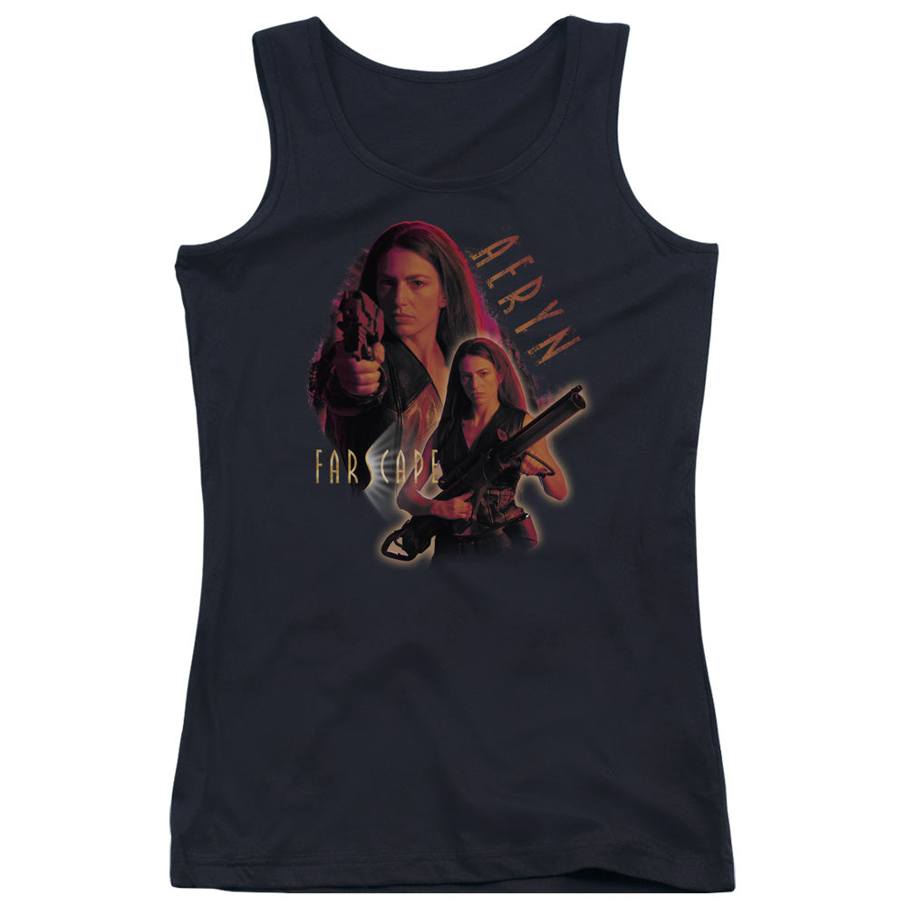 Farscape Aeryn Womens Tank Top Shirt Black