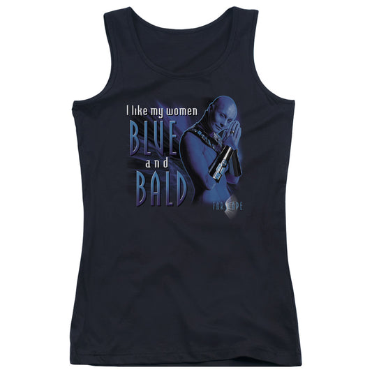 Farscape Blue and Bald Womens Tank Top Shirt Black