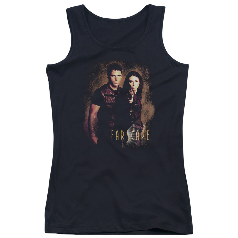 Farscape Wanted Womens Tank Top Shirt Black