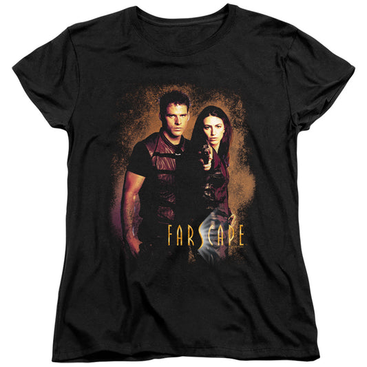 Farscape Wanted Womens T Shirt Black