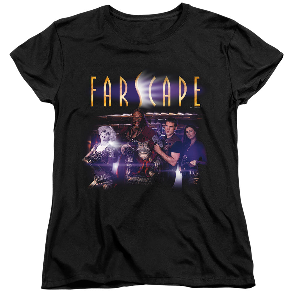 Farscape Flarescape Womens T Shirt Black