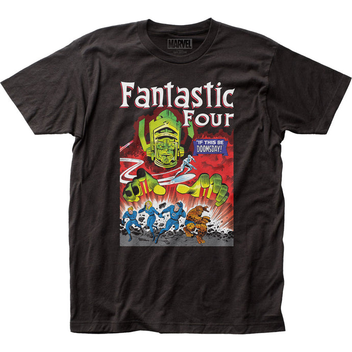 Fantastic Four If This Be Doomsday Mens T Shirt Black