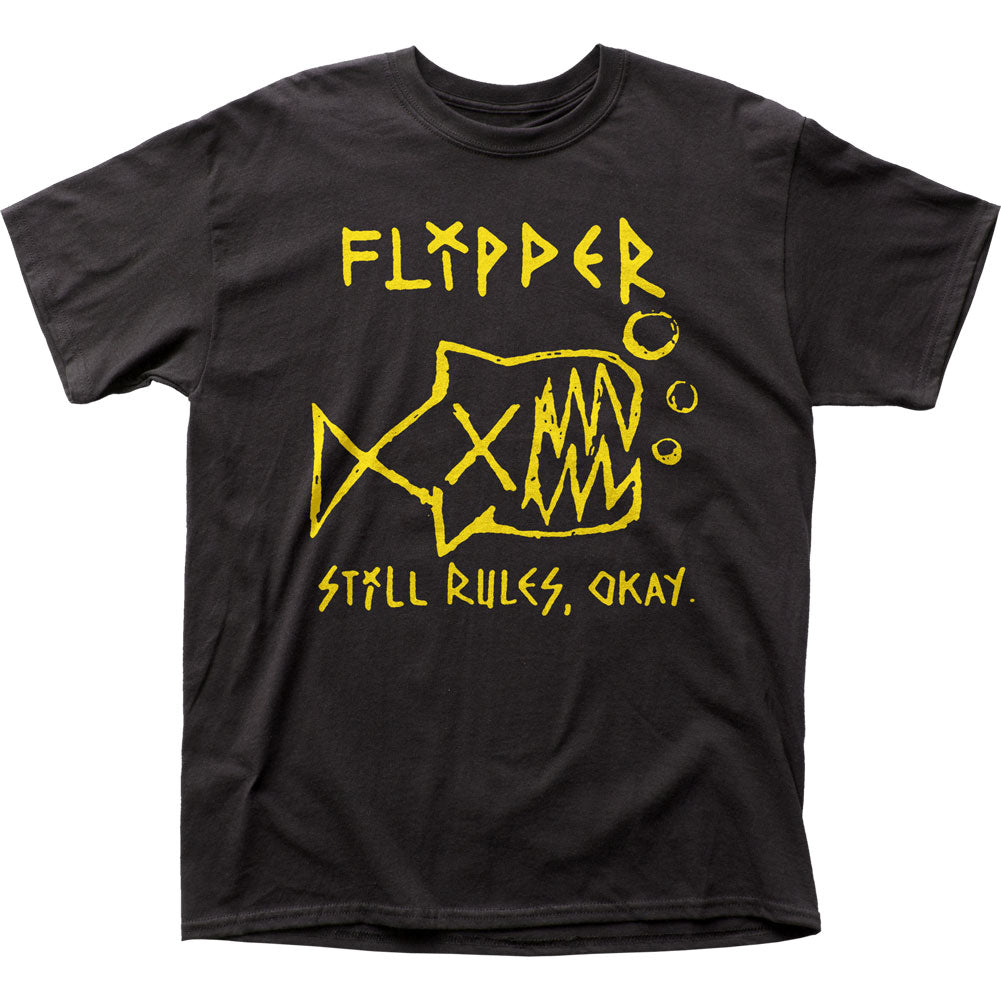 Flipper Flipper Still Rules Okay Mens T Shirt Black